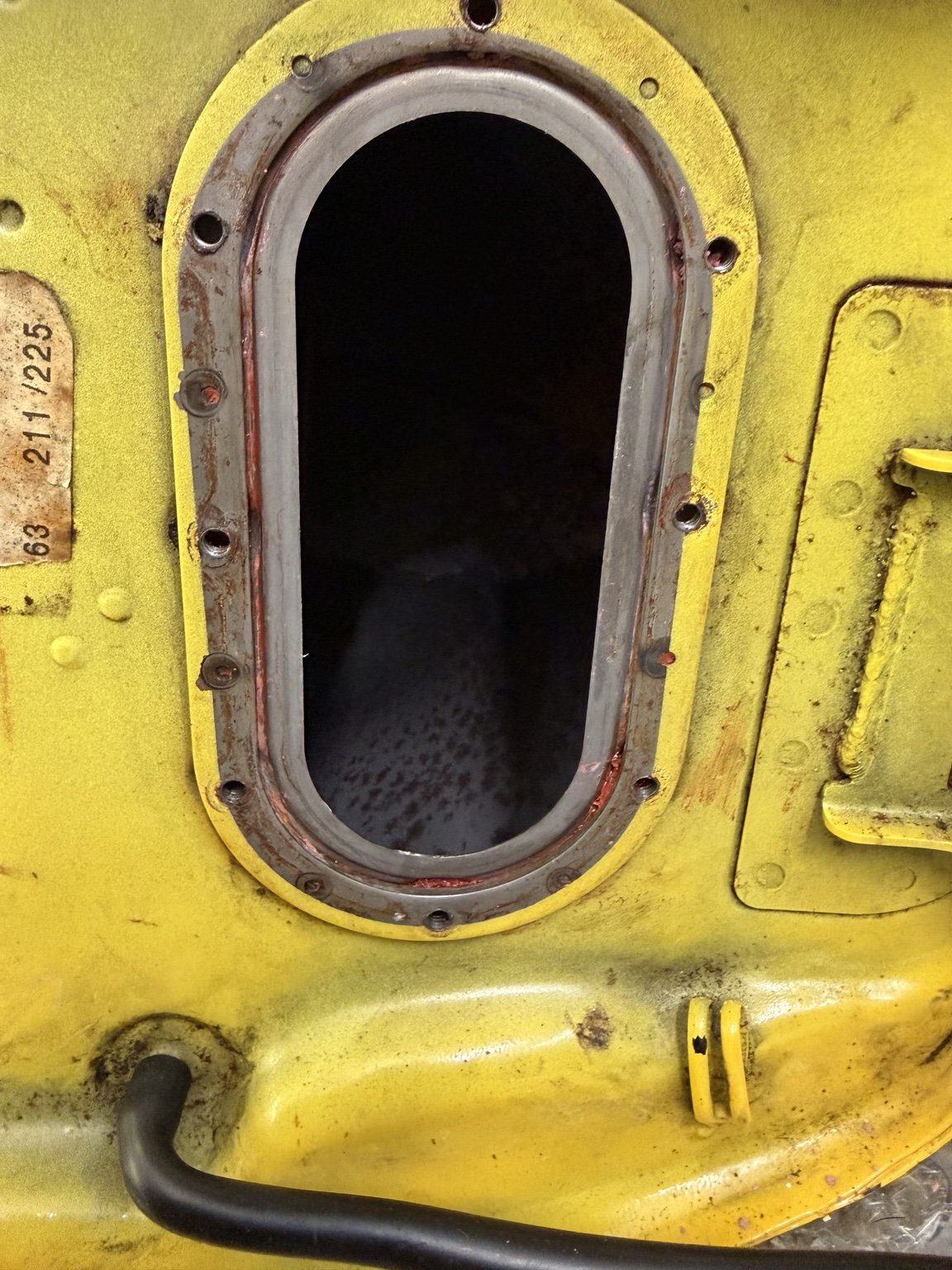 Underside of TL1000R fuel tank with pump removed